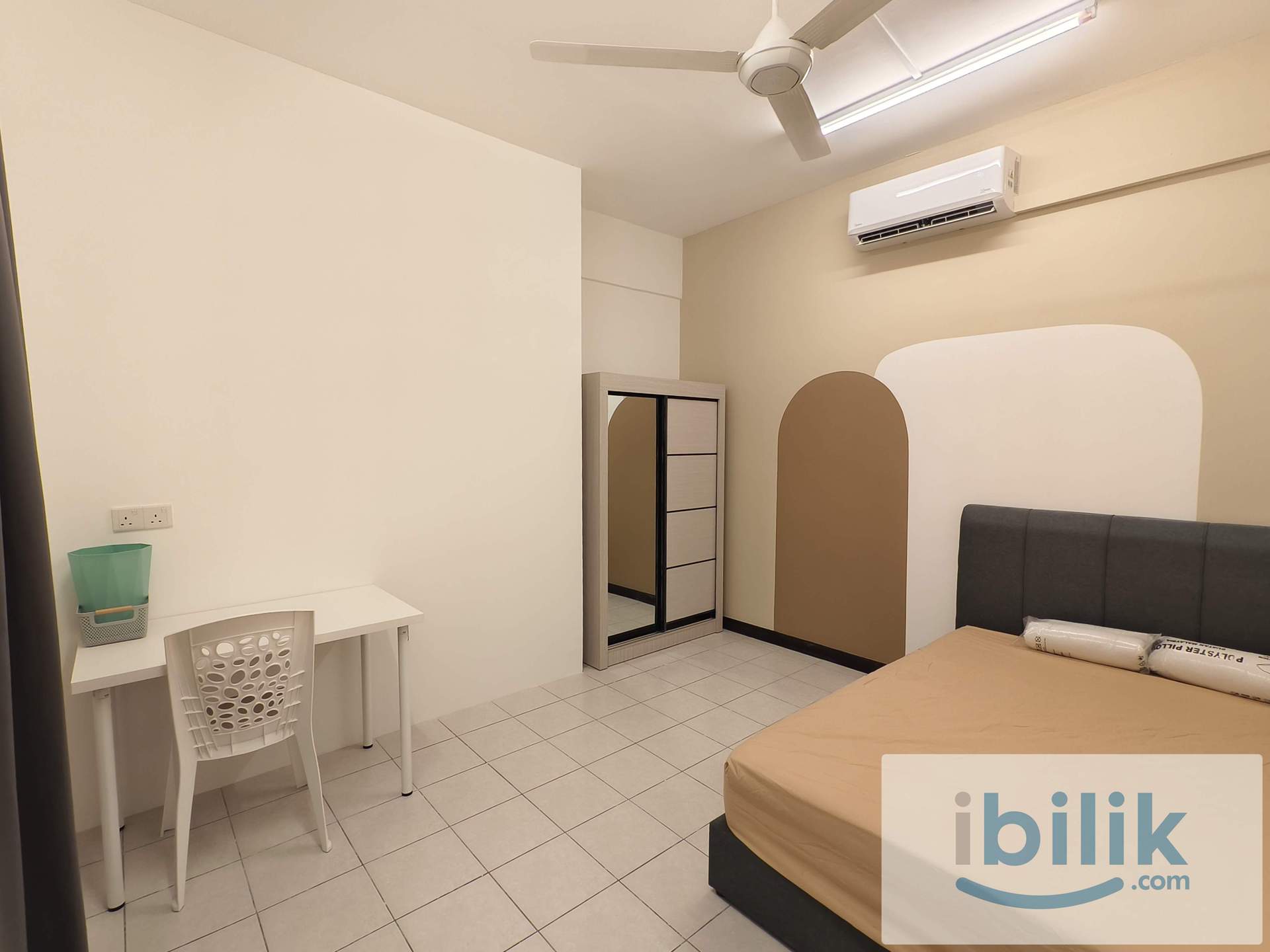 🏠 Master Bedroom Full Furnish at Prima Midah Height🚶‍♂️ Walk to MRT 🚆 | 📶 Free WiFi & 💧 Water & ⚡ Common Area Electric - Image 10