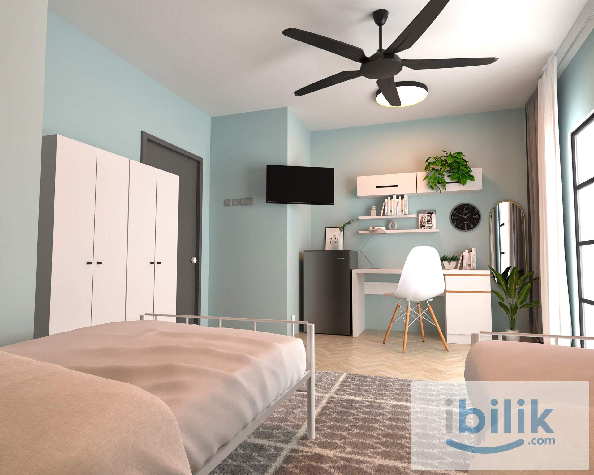 BILIK MASTER FULLY FURNISHED UNTUK DISEWA (NON SHARING/SHARING) - Image 2