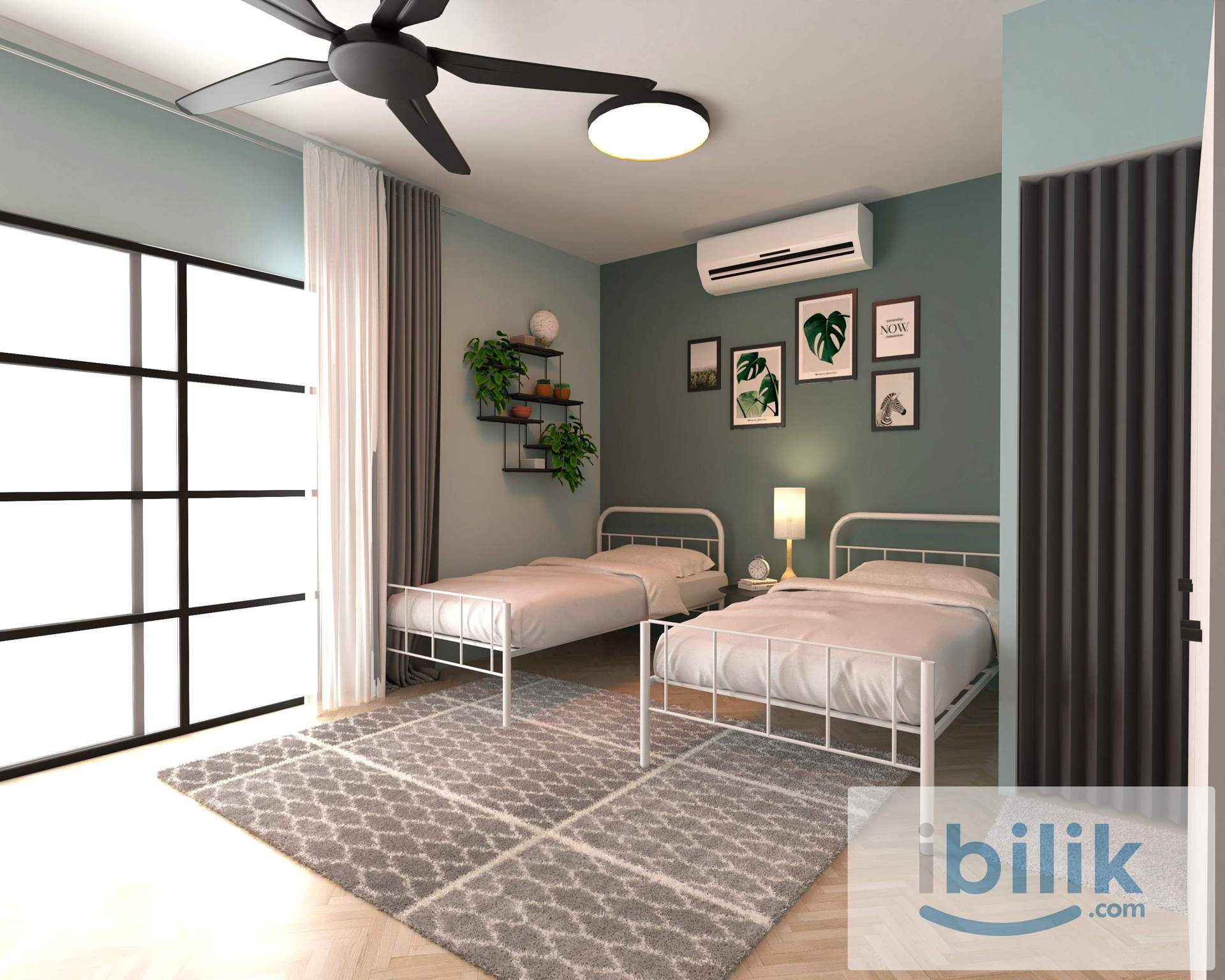BILIK MASTER FULLY FURNISHED UNTUK DISEWA (NON SHARING/SHARING) - Image 1