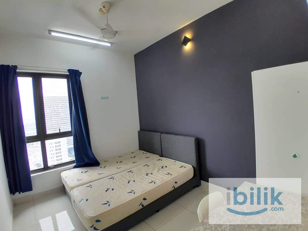 Double Single Bed Room w/ window, ceiling fan and AC (female unit) - Image 2