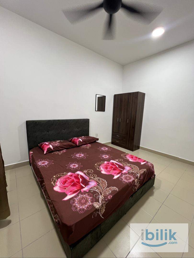 master room with private bathroom at pudu near lrt chan sow Lin  - Image 8