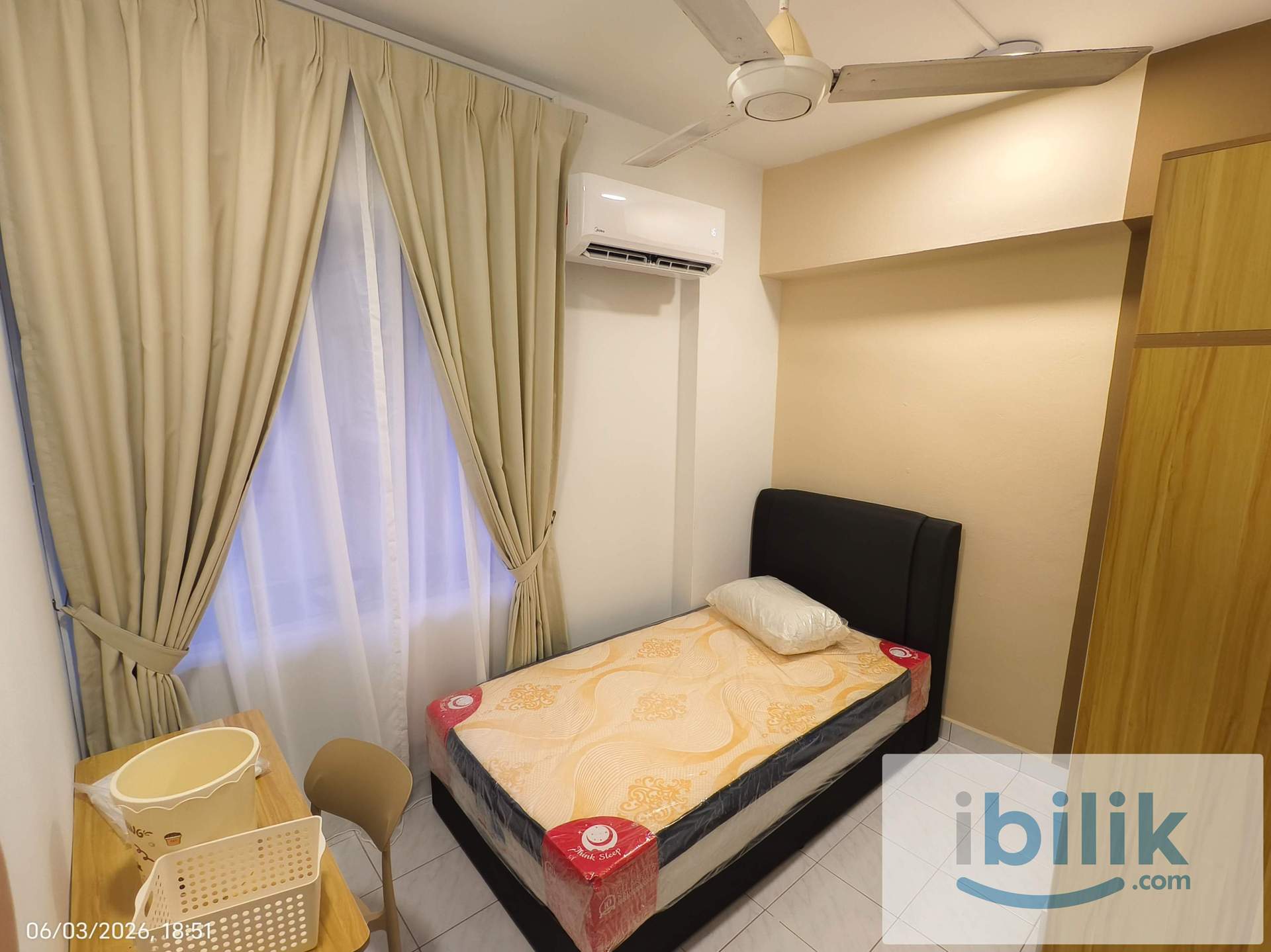 🛏️ UPGRADED COZY SUPER SINGLE ROOM @ KELANA D'PUTERA 🛏️ - Image 1