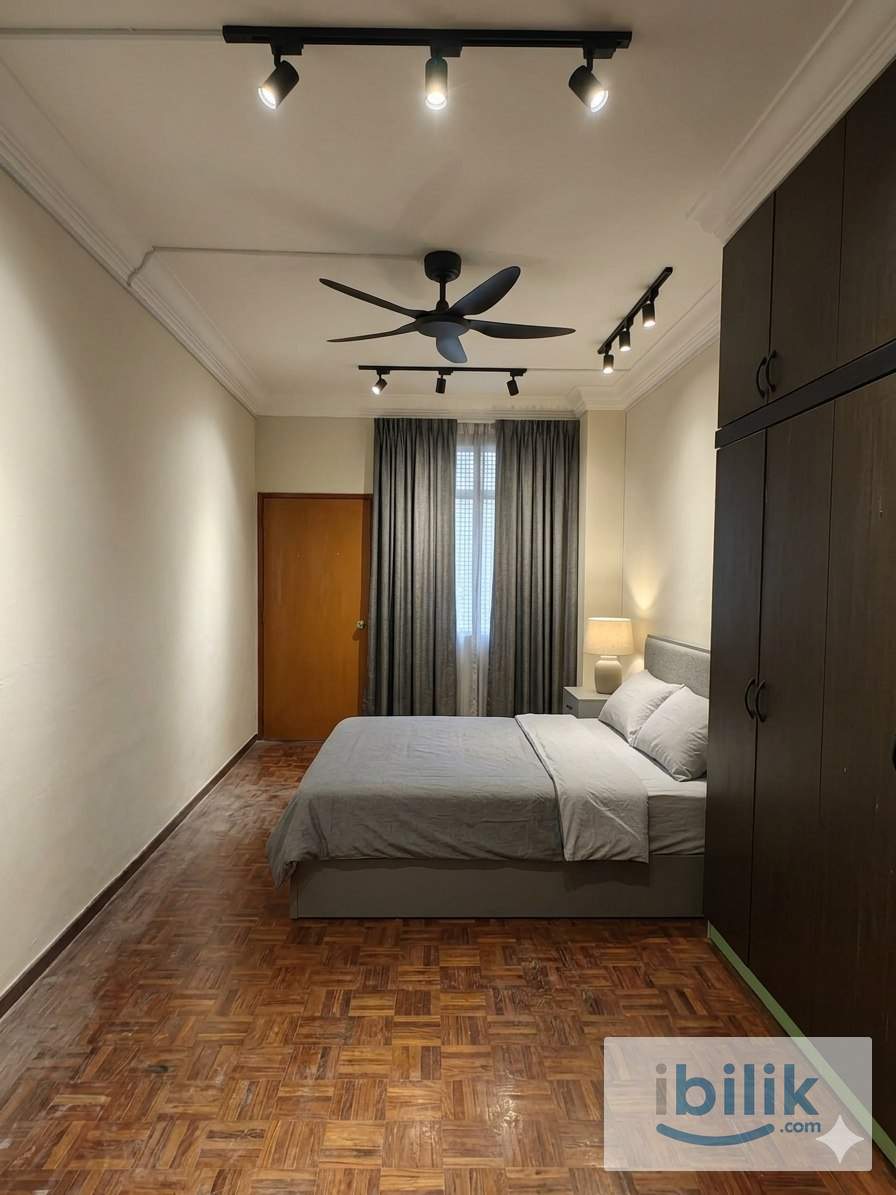 5Min Walk To LRT!Master Room for rent at Bukit Oug Condominium near Restaurant IMU APU Sri Petaling Bukit Jalil Mall - Image 3