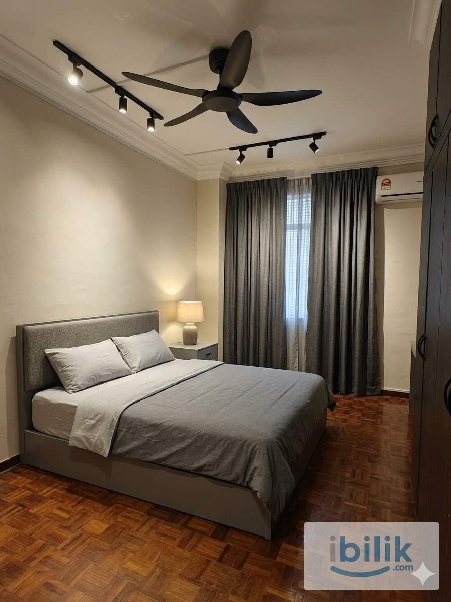 5Min Walk To LRT!Master Room for rent at Bukit Oug Condominium near Restaurant IMU APU Sri Petaling Bukit Jalil Mall - Image 4