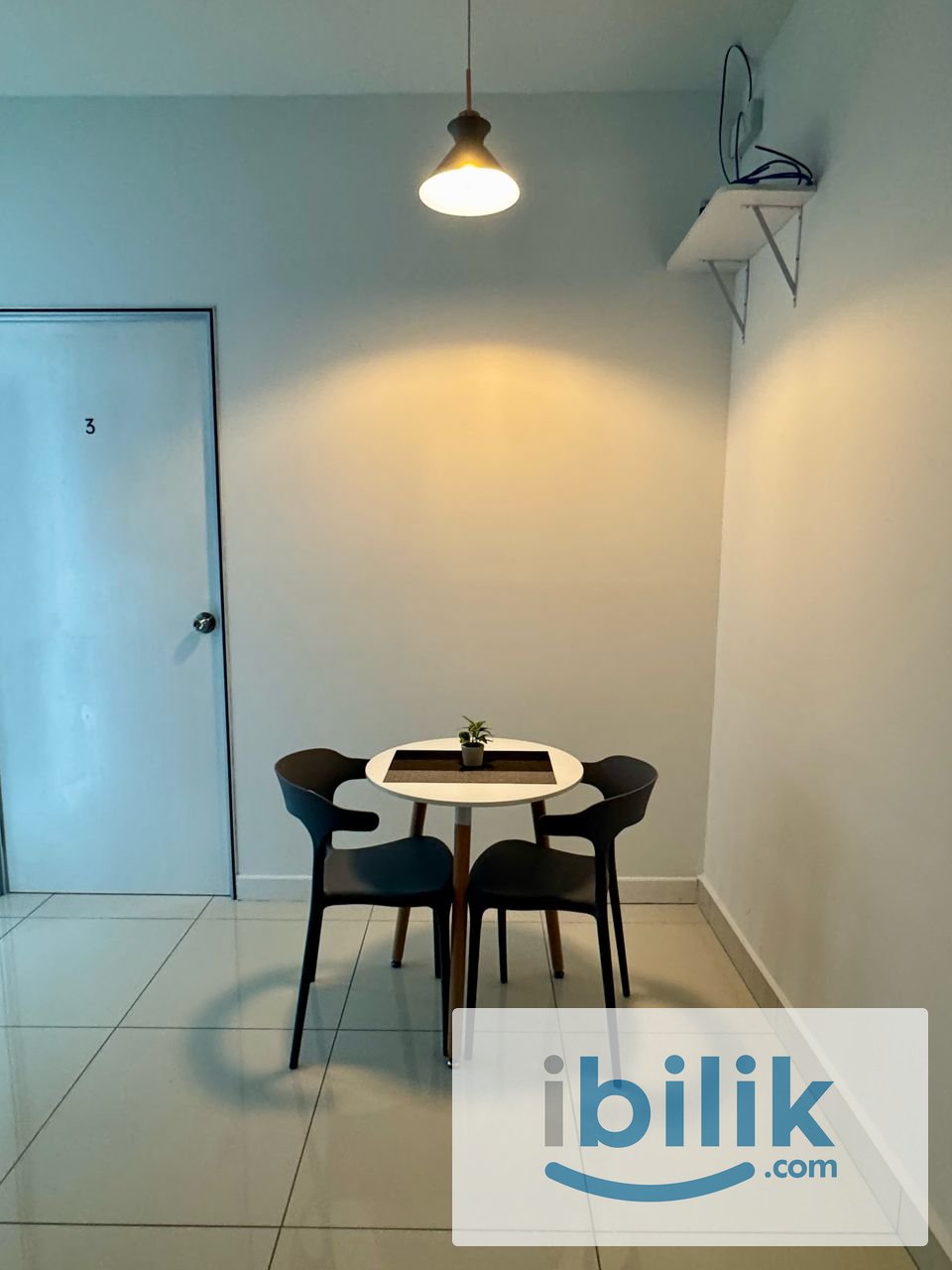 🎗️EduMetro, USJ 1, Subang, NEW CONDO Medium Room📍Fully Furnish NEW 10” Mattress Aircond Wardrobe Table Chair - Image 5