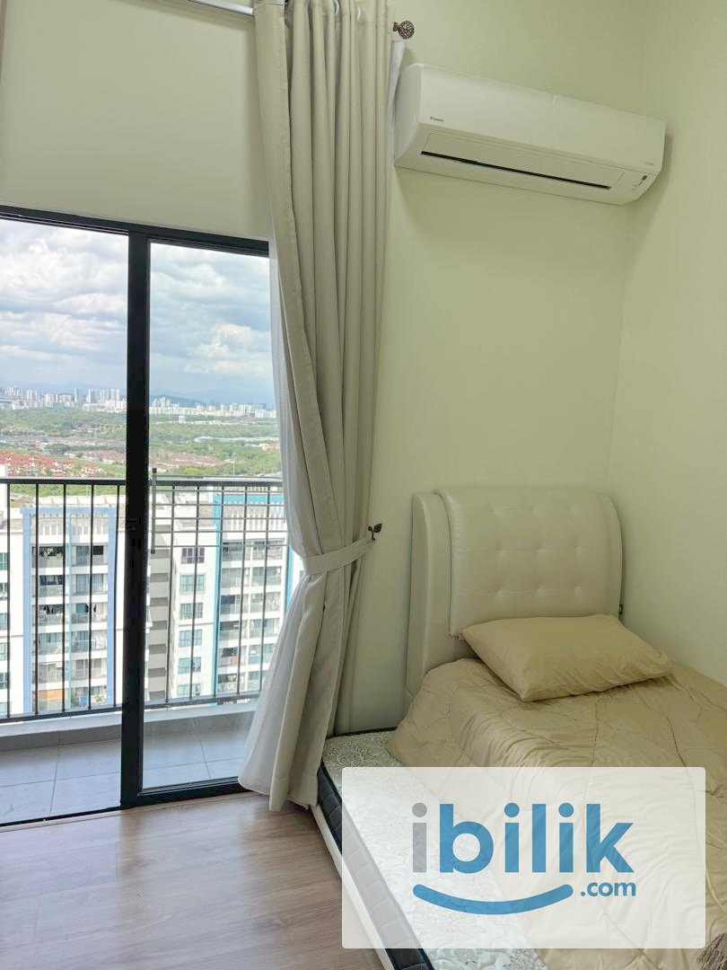 🌈Premium 💫 Double Single Room with Balcony - Fully Furnished @ Seksyen 13 Near MSU - Image 5