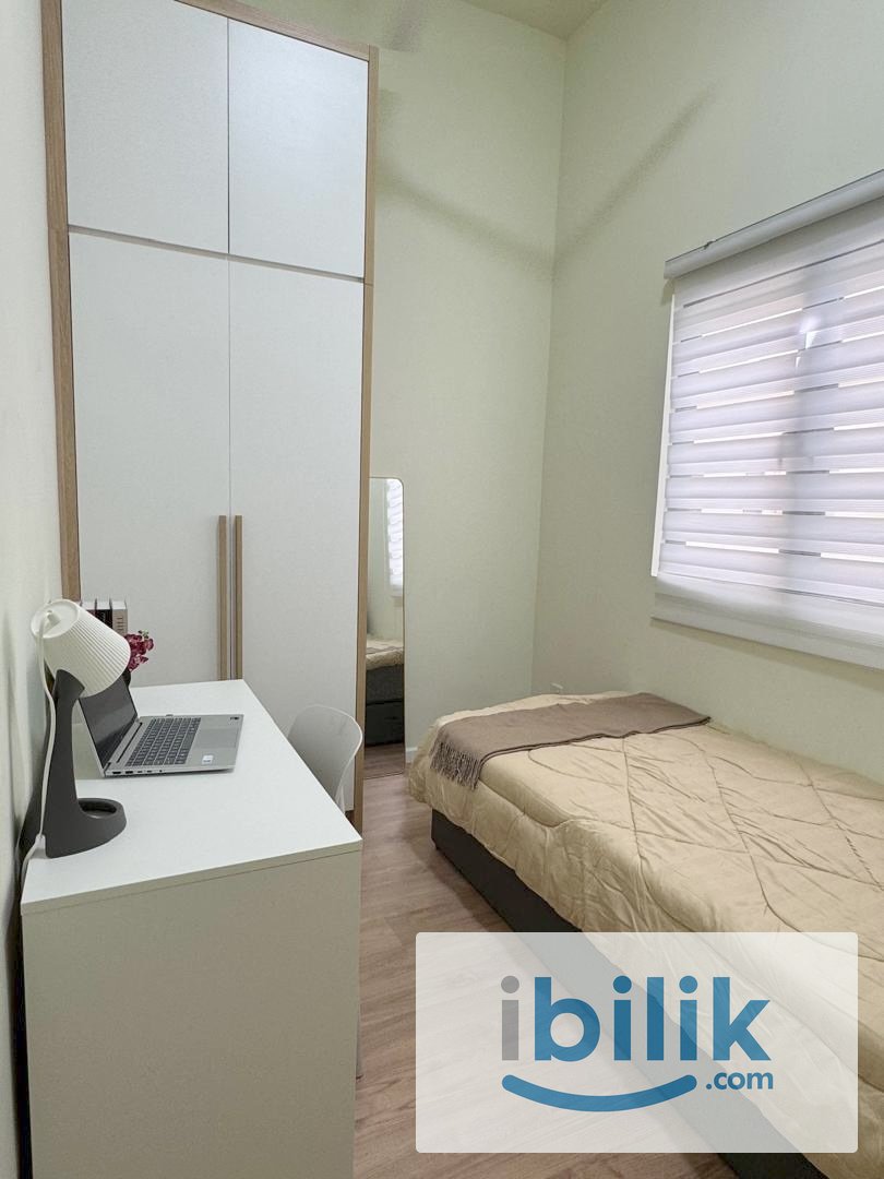 🎯Dian Residency, Seksyen 13 Single Room📍Fully Furnish NEW Aircond Wardrobe Table Chair Mattress - Image 5