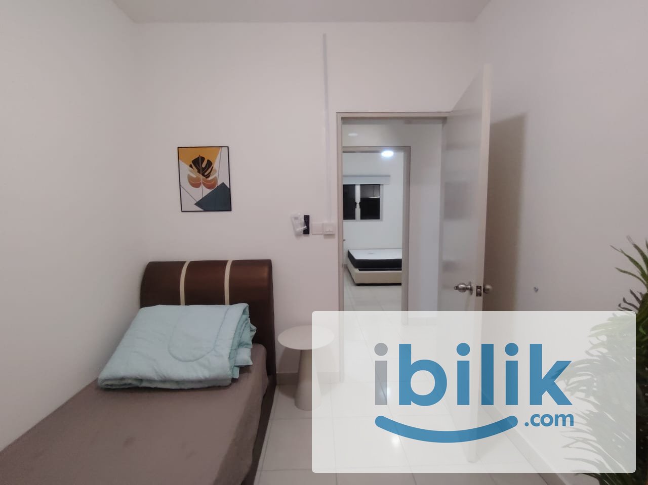 ‼️NEAR RAPID KL BUS ⭐️ Residensi Riamas, Single Room Fully Furnished @ NEW Aircond Wardrobe Table Chair Mattress - Image 1
