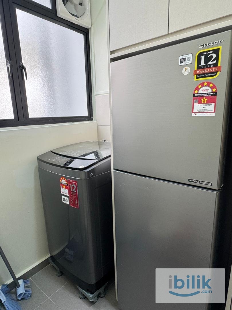 🌈Premium ⚡ Single Room Fully Furnished @ NEW Aircond Wardrobe Table Chair Mattress, Seksyen 13 Near MSU - Image 7