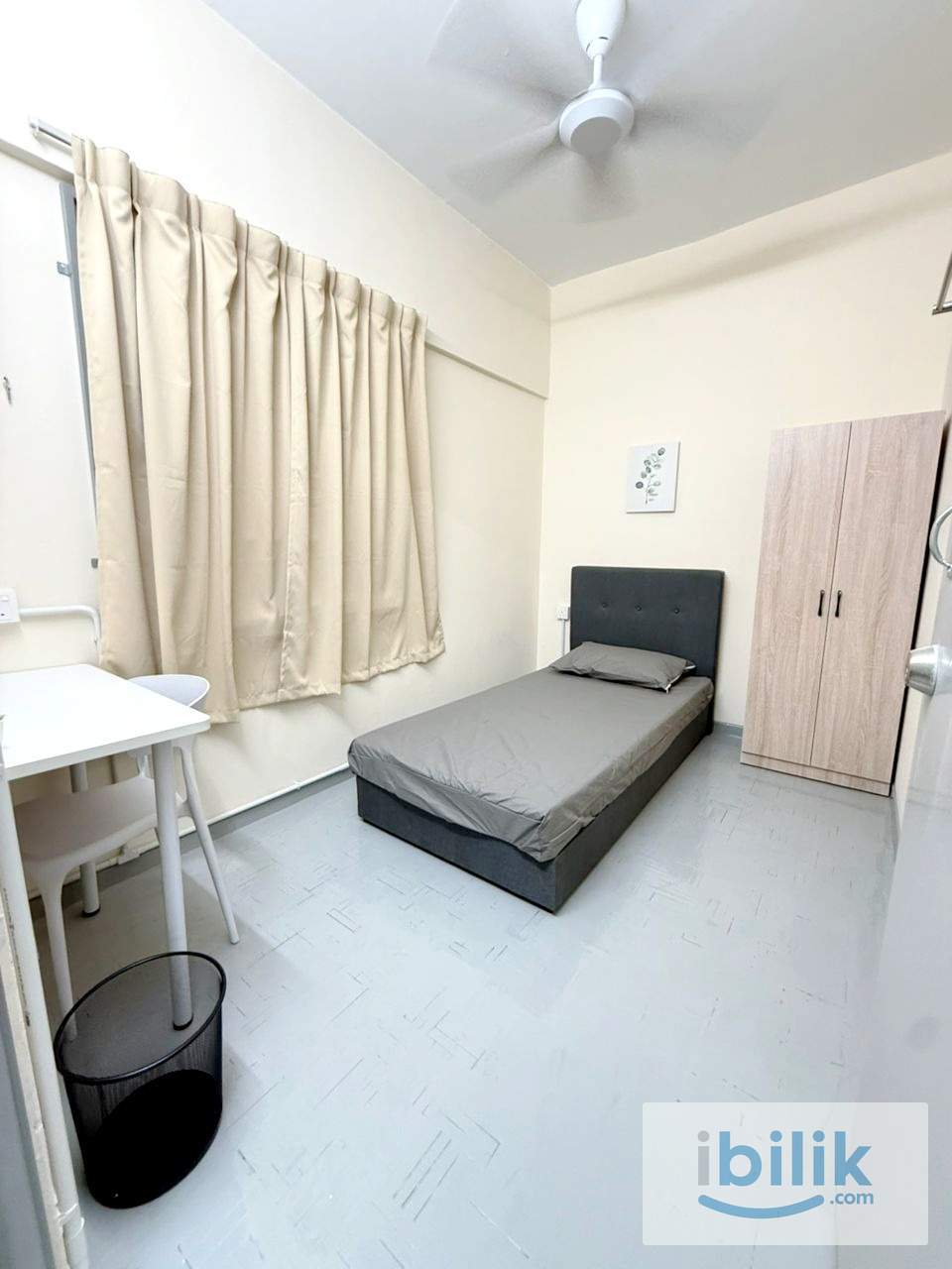 Cemara Apartment Small Room for Rent Near Salak Selatan LRT KTM - Image 1