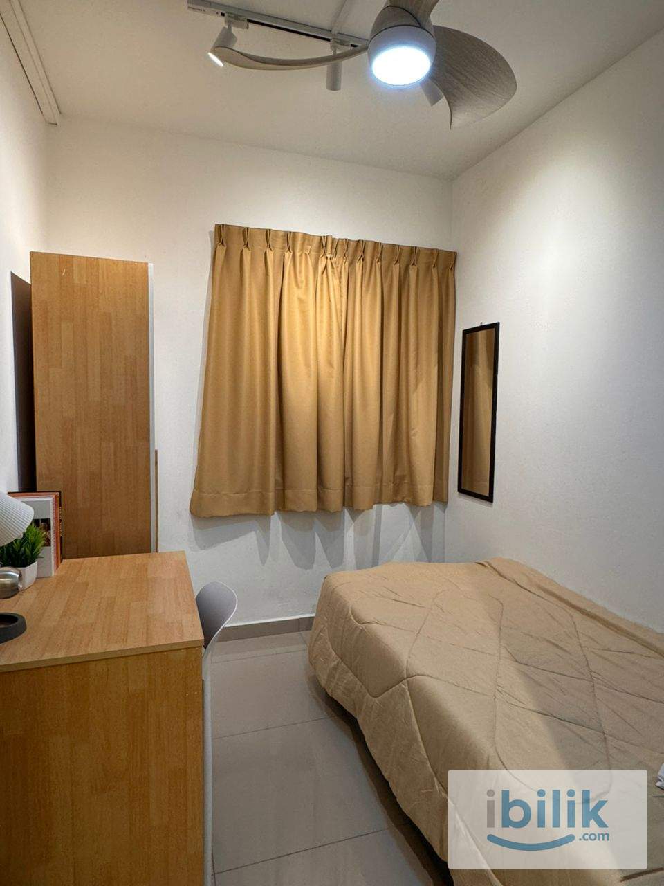 🔥De Tropicana, Kuchai Lama, SINGLE Room🔥Fully Furnish NEW RENO, Aircond Wardrobe Table Chair Mattress - Image 1