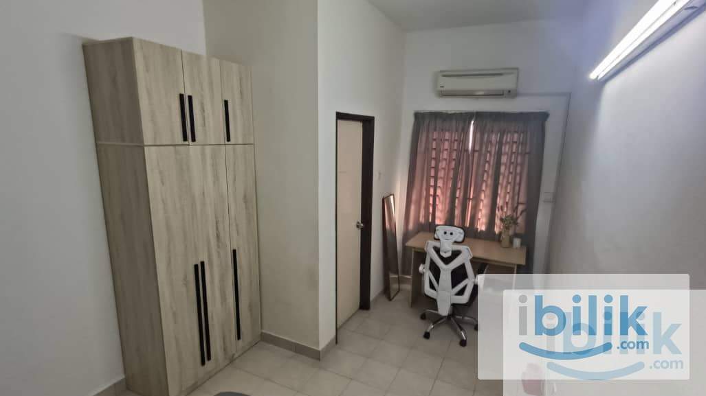 New Queen Bed Fully Furnished Middle Room-Setia Alam - Image 2