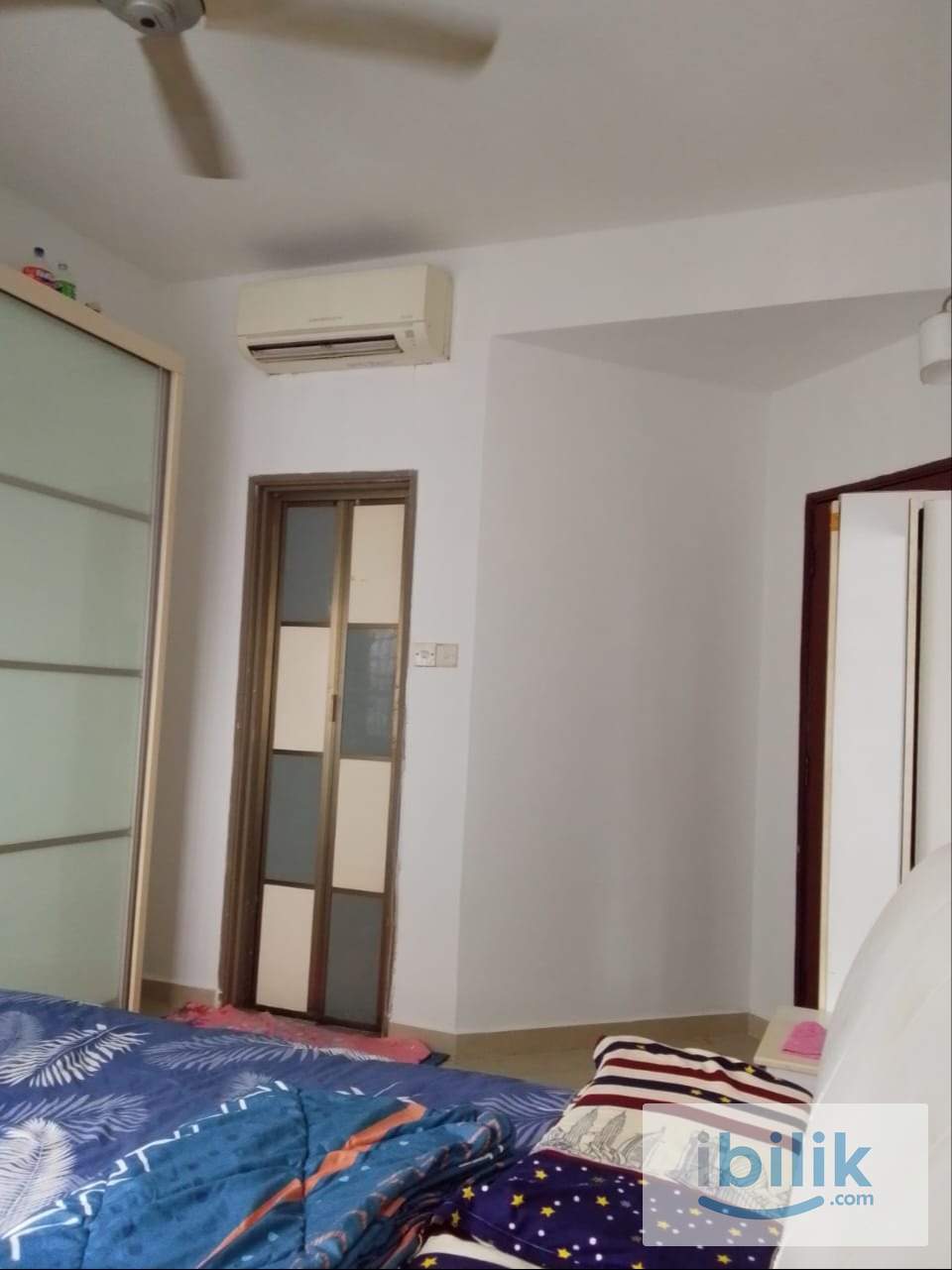 MASTER BEDROOM WITH PRIVATE BATHROOM AIR-CONDITIONING NEW PAINT MANJALARA KEPONG   - Image 2
