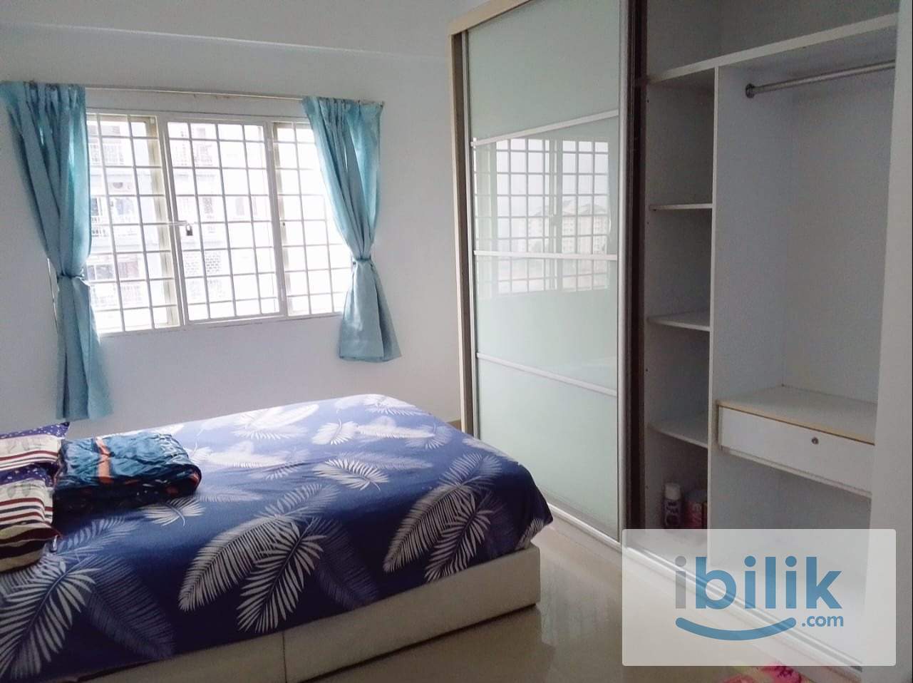 MASTER BEDROOM WITH PRIVATE BATHROOM AIR-CONDITIONING NEW PAINT MANJALARA KEPONG   - Image 5