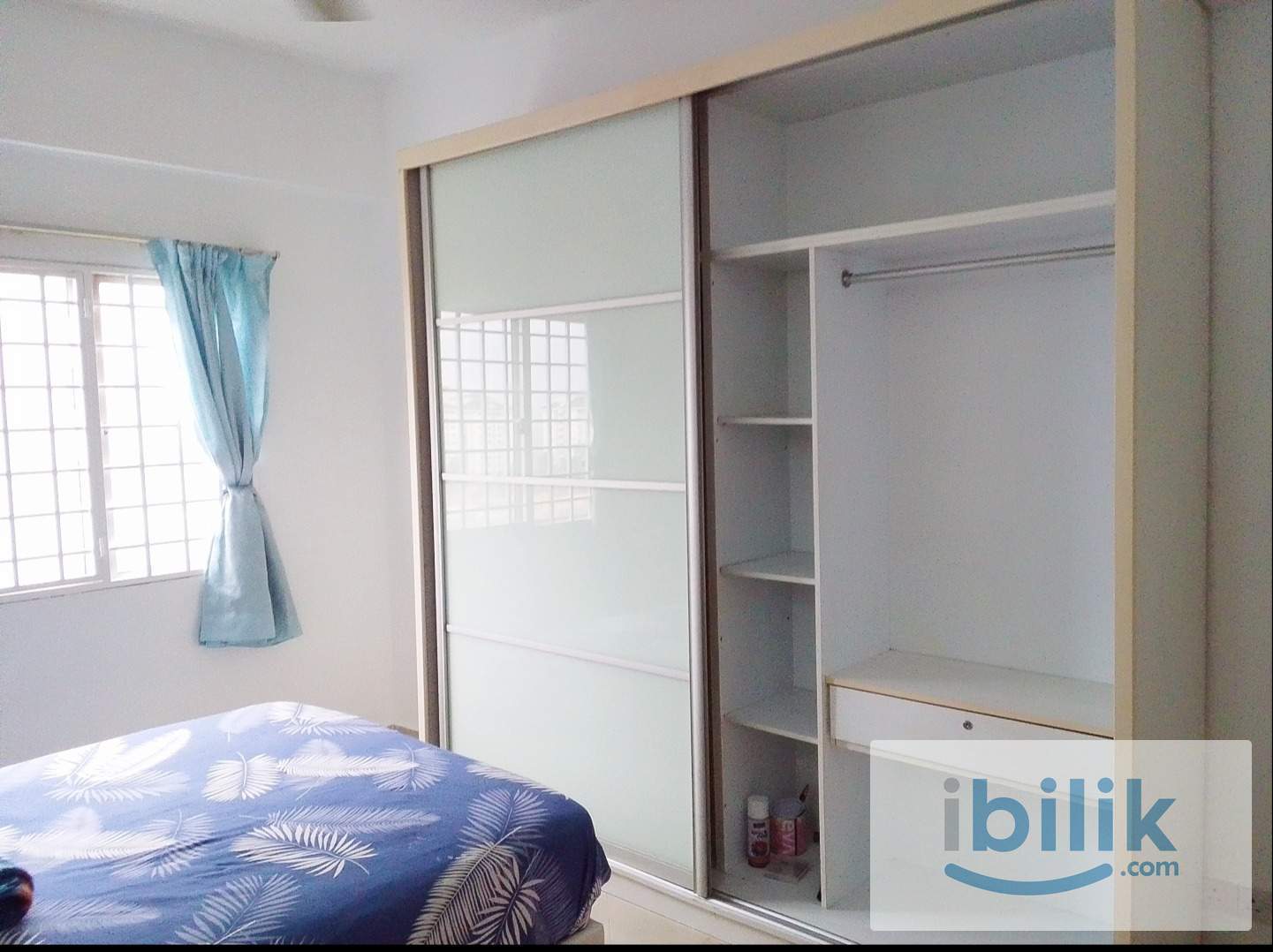 MASTER BEDROOM WITH PRIVATE BATHROOM AIR-CONDITIONING NEW PAINT MANJALARA KEPONG   - Image 7