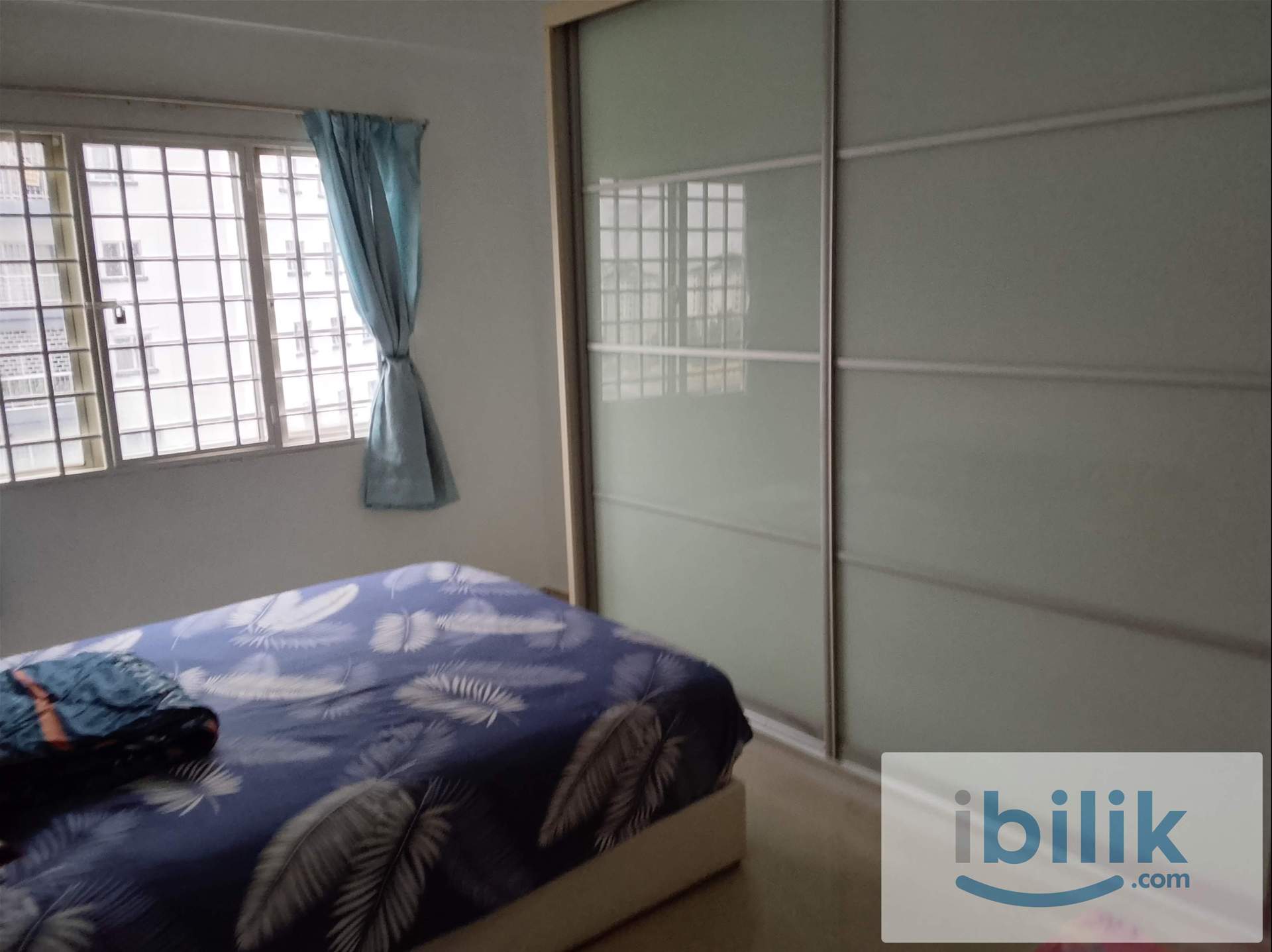 MASTER BEDROOM WITH PRIVATE BATHROOM AIR-CONDITIONING NEW PAINT MANJALARA KEPONG   - Image 8