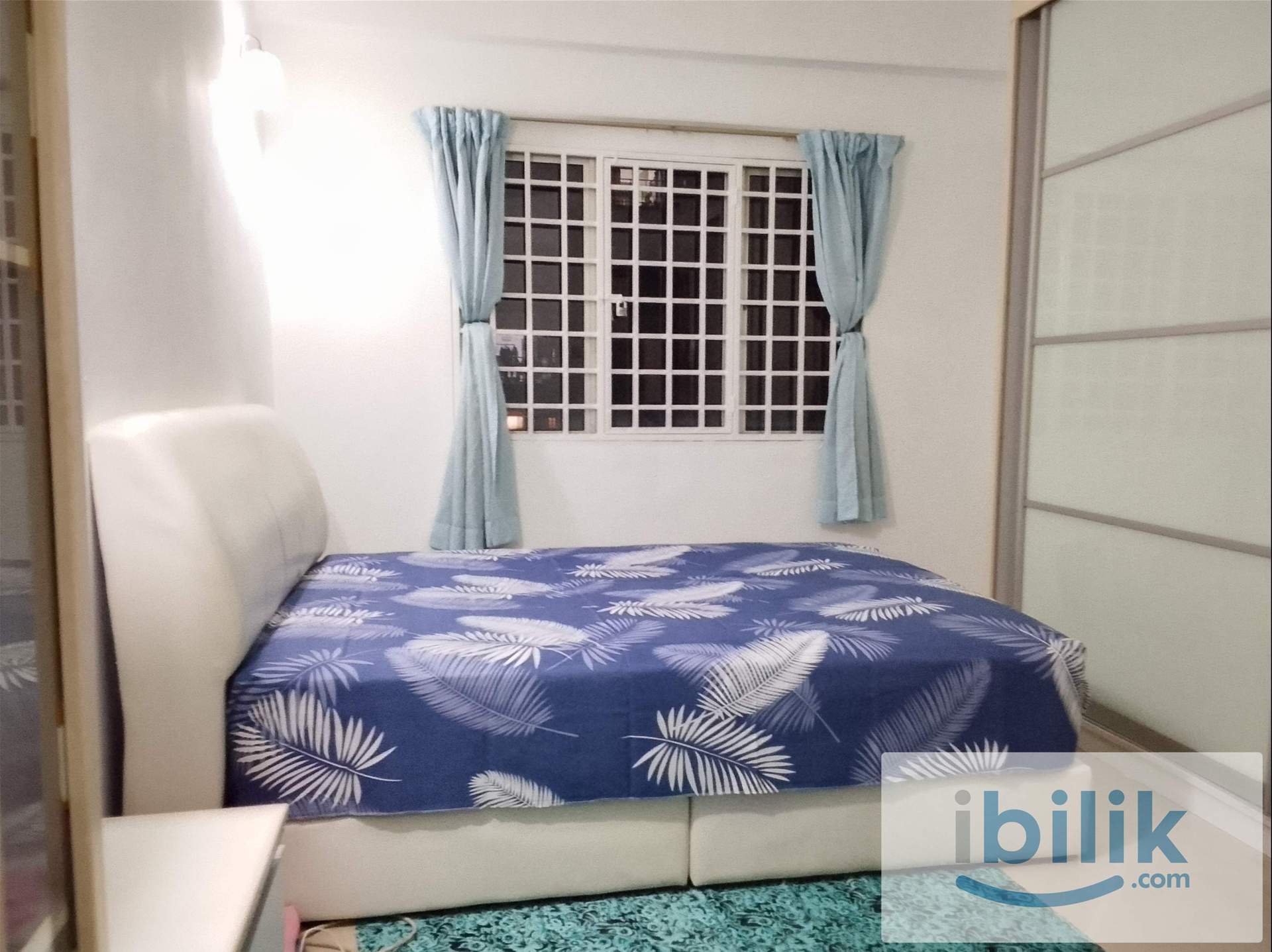 MASTER BEDROOM WITH PRIVATE BATHROOM AIR-CONDITIONING NEW PAINT MANJALARA KEPONG   - Image 9