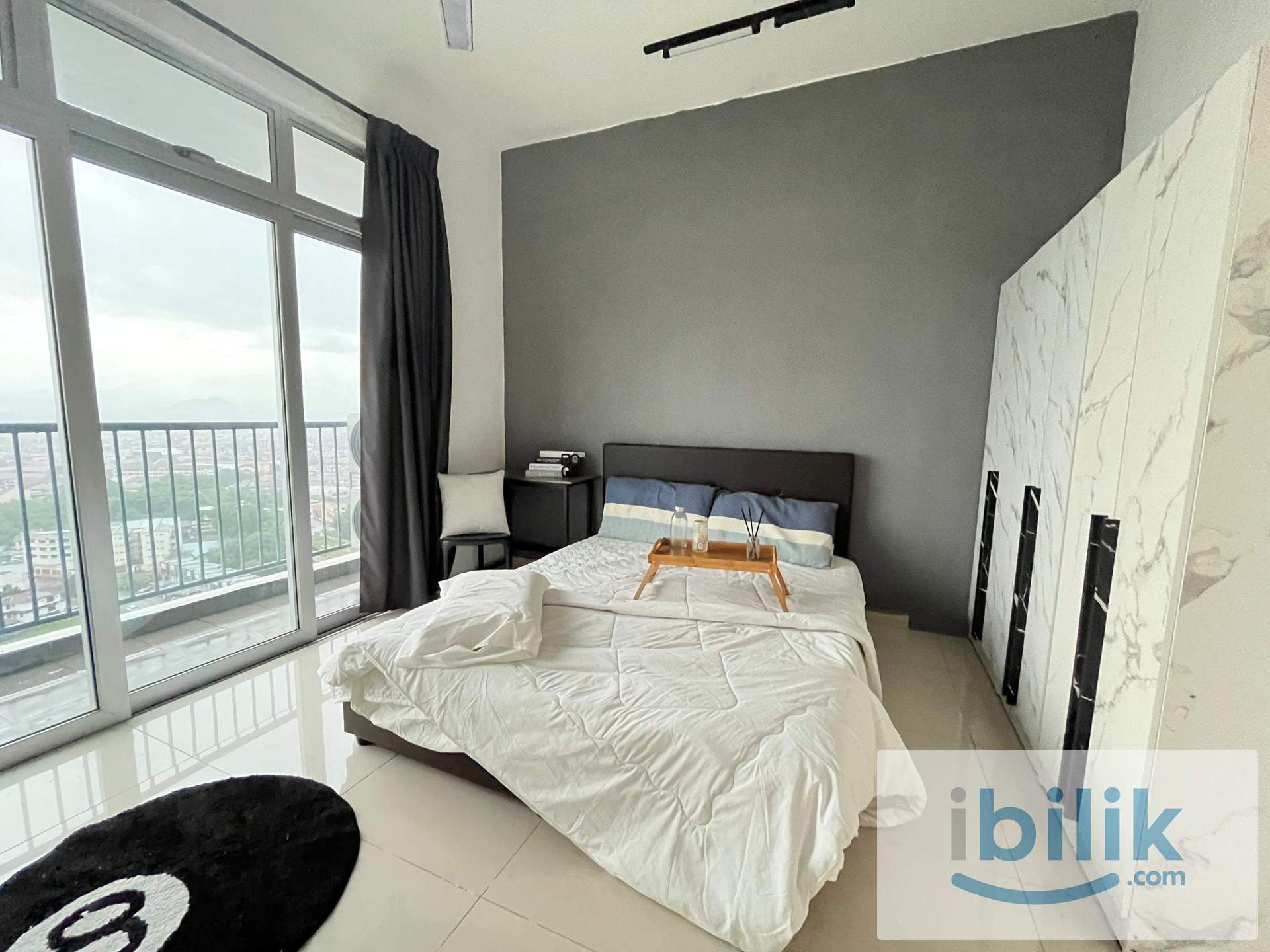 Balcony Room Ipoh Town centre Condo Room for rent - Image 1