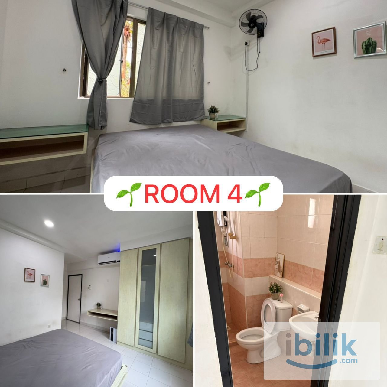 (Muslim Female room)Danga Bay Room 4 for rent - Image 1