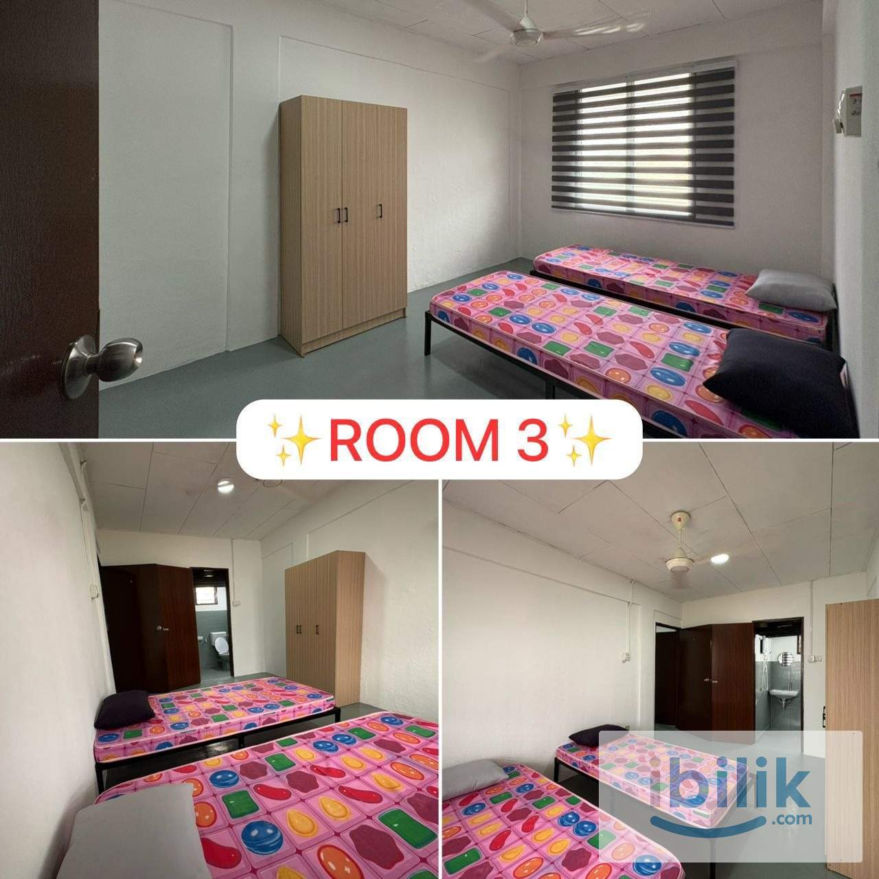 Female room🔥Desa Cemerlang room for rent/Bilik untuk disewa💥Prefer female - Image 1