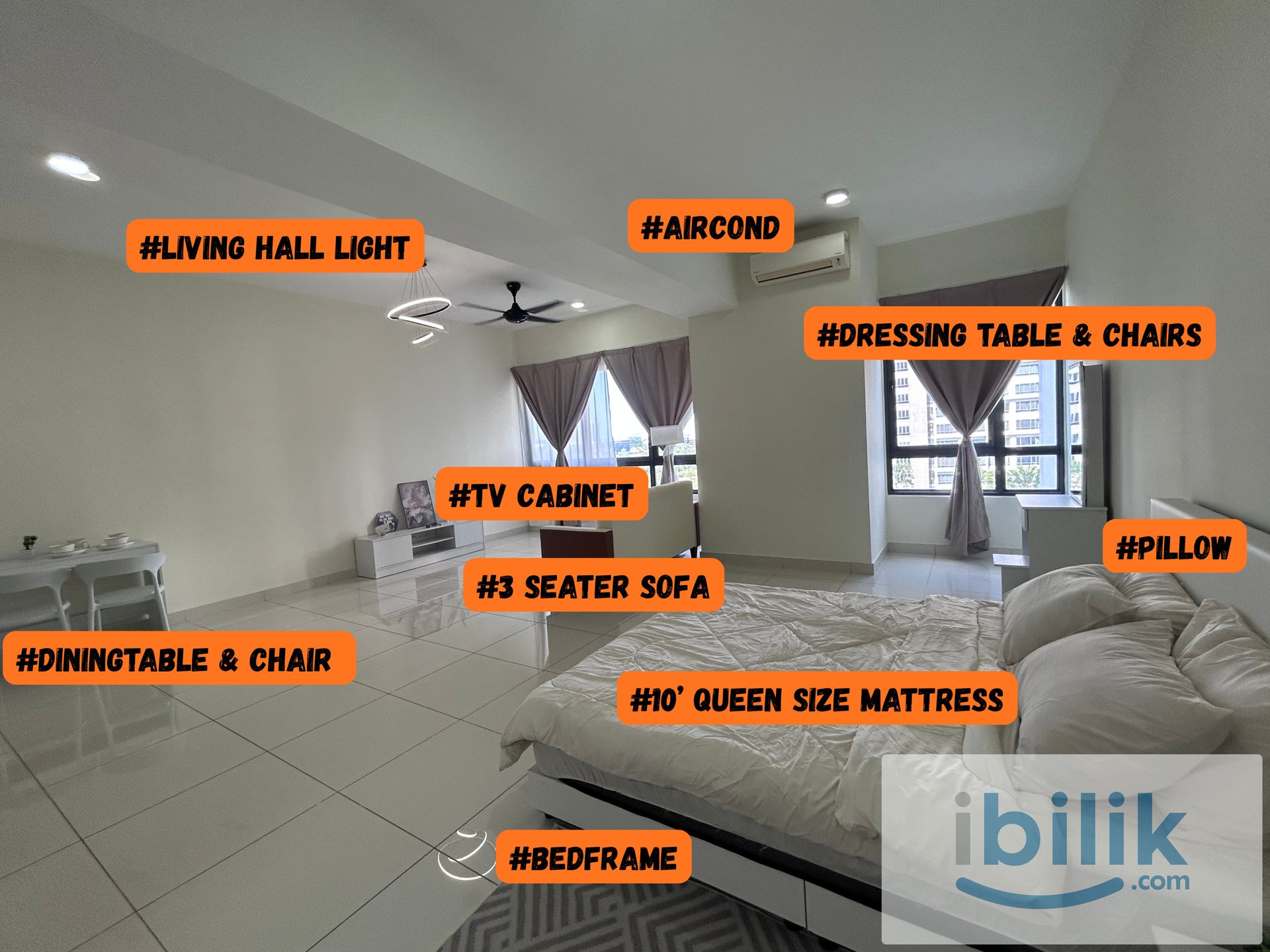  Minimalist & Spacious Studio with attached bathroom to let - Image 2