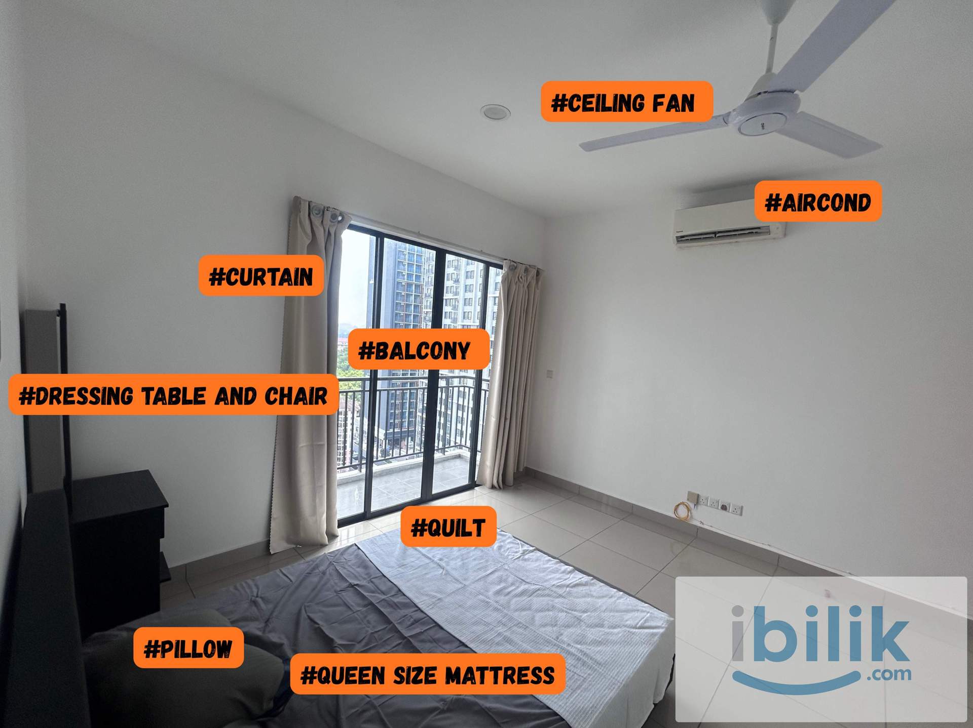 Balcony Room (Walking Distance to 168 Park Mall) - Image 2