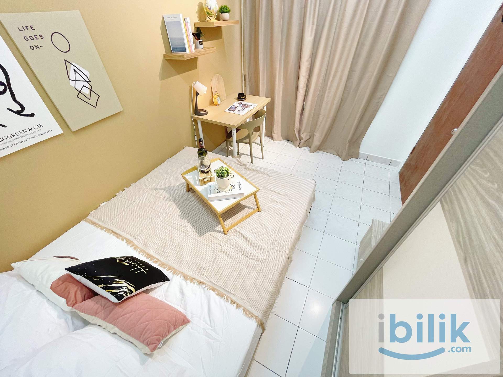 Premium Stylish Balcony Room for Rent (Mixed Unit - Block I) - Pelangi Damansara Apartment, Kota Damansara  - Image 2