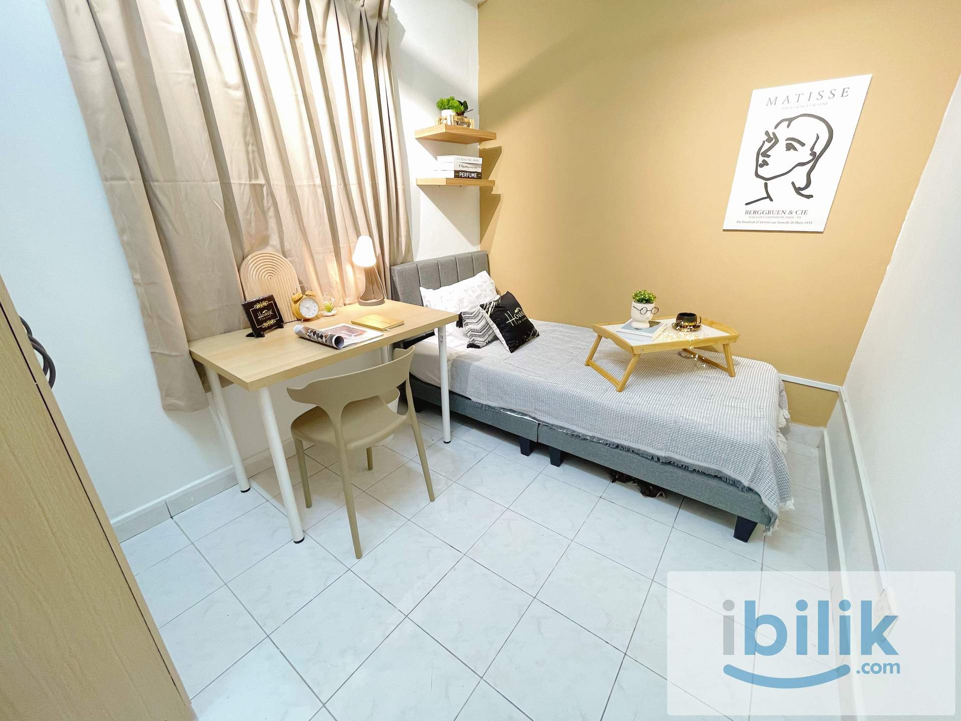 Premium Stylish Single Room for Rent (Mixed Unit - Block I) - Pelangi Damansara Apartment, Kota Damansara  - Image 1