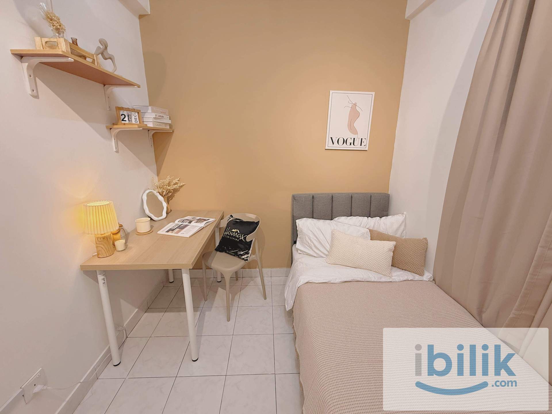Premium Stylish Single Room for Rent (Mixed Unit - Block H) - Pelangi Damansara Apartment, Kota Damansara  - Image 7