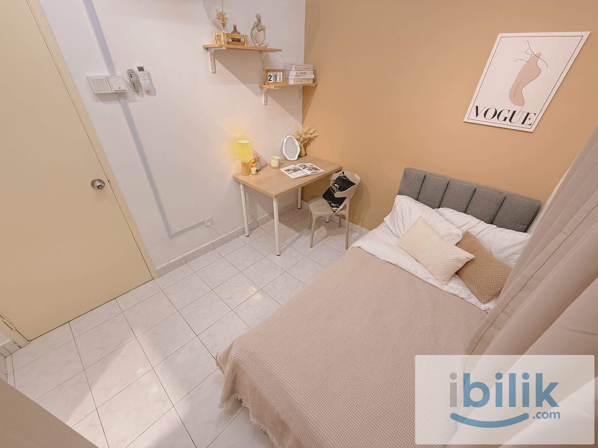 Premium Stylish Single Room for Rent (Mixed Unit - Block H) - Pelangi Damansara Apartment, Kota Damansara  - Image 8
