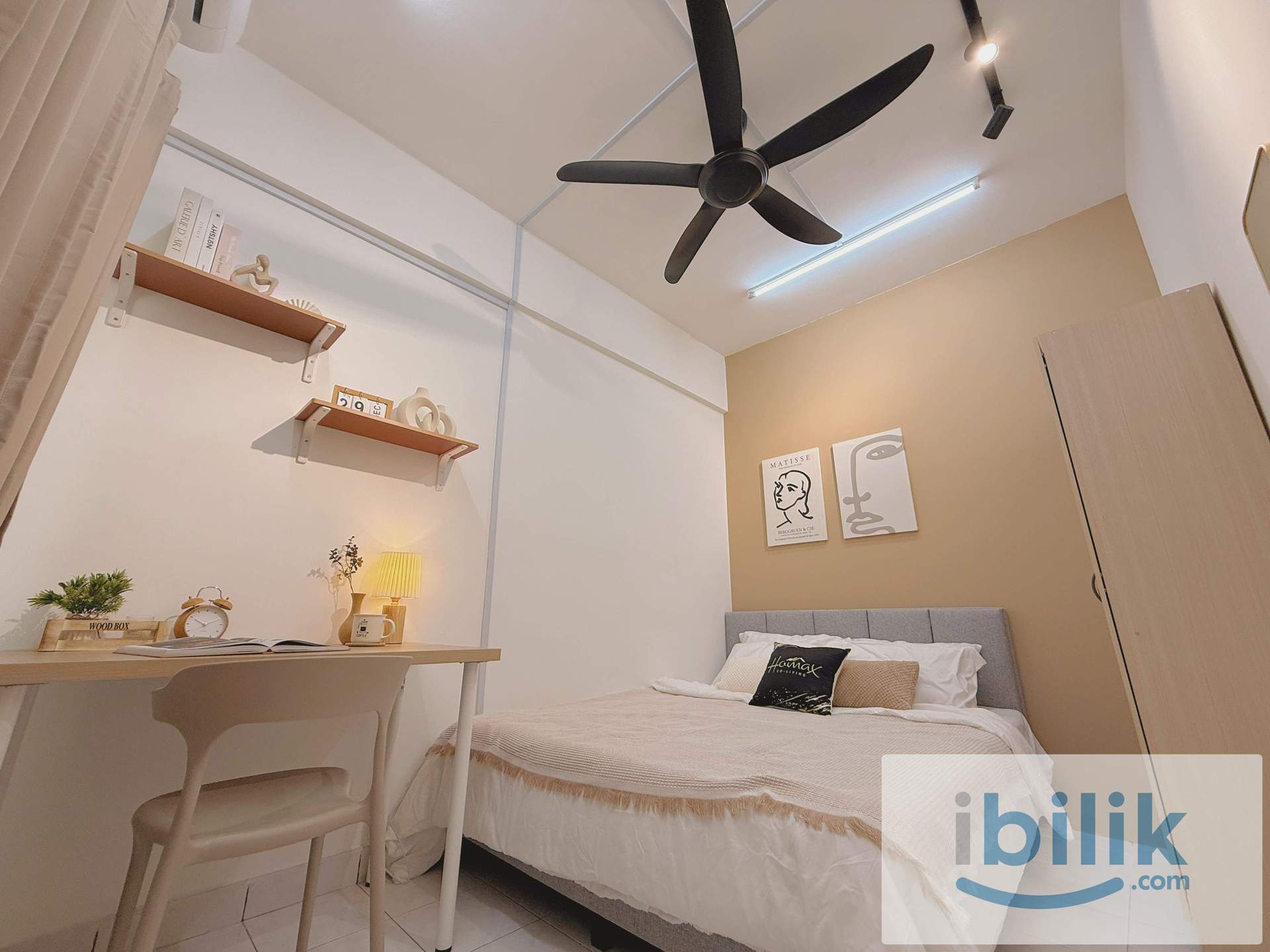 Premium Stylish Balcony Room for Rent (Mixed Unit - Block H) - Pelangi Damansara Apartment, Kota Damansara  - Image 6
