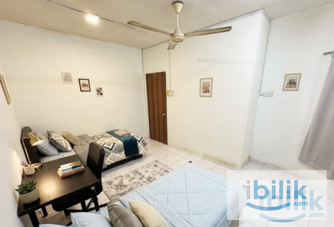 ‼️😍BUDGET DOUBLE BEDROOM FOR FEMALE ONLY😮🎈AT BANDAR UTAMA NEAR MRT & 1 UTAMA - Image 1