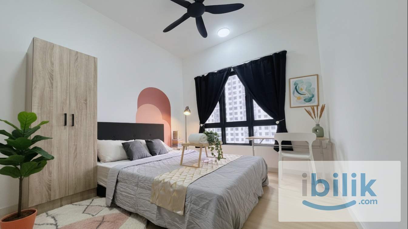 @Mixed Gender Unit, Available Master Room For Rent in 🏢 M LUNA @ KEPONG - Image 1