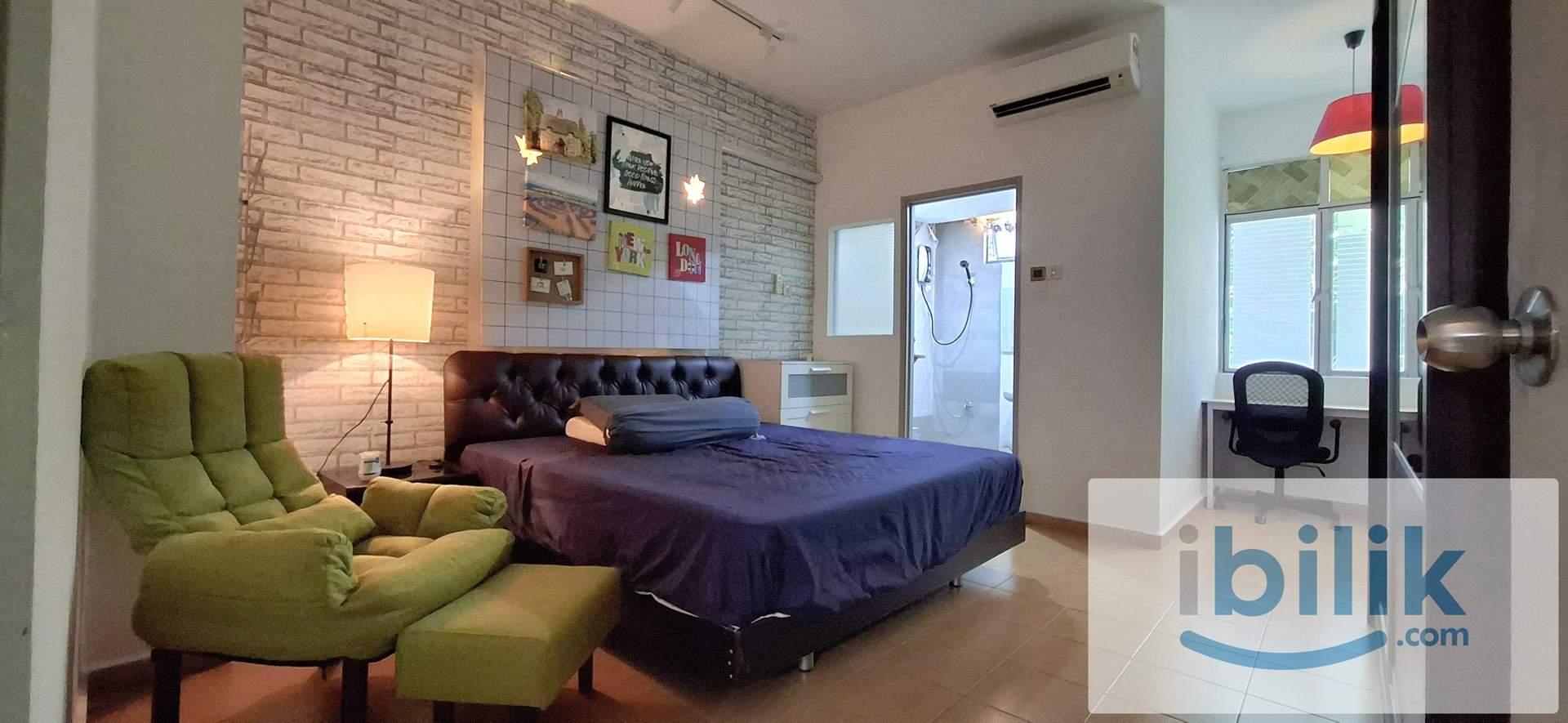Masteroom for rent rm1000 (free covered parking) @ Bukit OUG Condo - Image 1