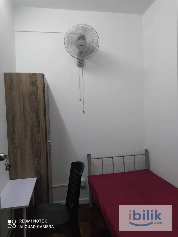 BILIK LELAKI SINGLE DI APARTMENT SERINDIT Balakong parking wifi api air - Image 1