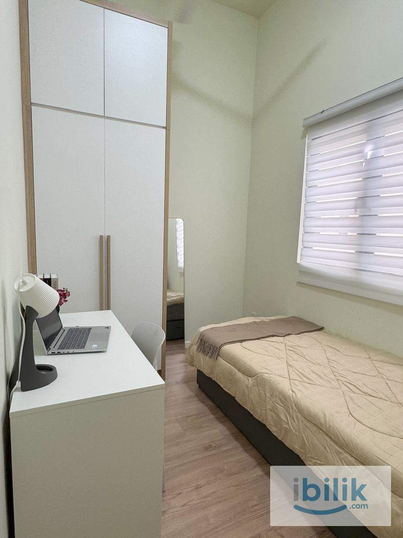 🌈Dian Residency, Seksyen 13 Single Room✨Fully Furnish NEW Aircond Wardrobe Table Chair Mattress - Image 5