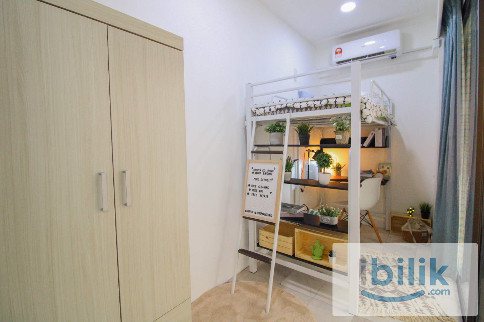 ❗RM 800 ONLY❗✨ ZERO DEPOSIT ROOM IN CHANGKAT — SINGLE ROOM WITH AIRCOND 🌿 - Image 1
