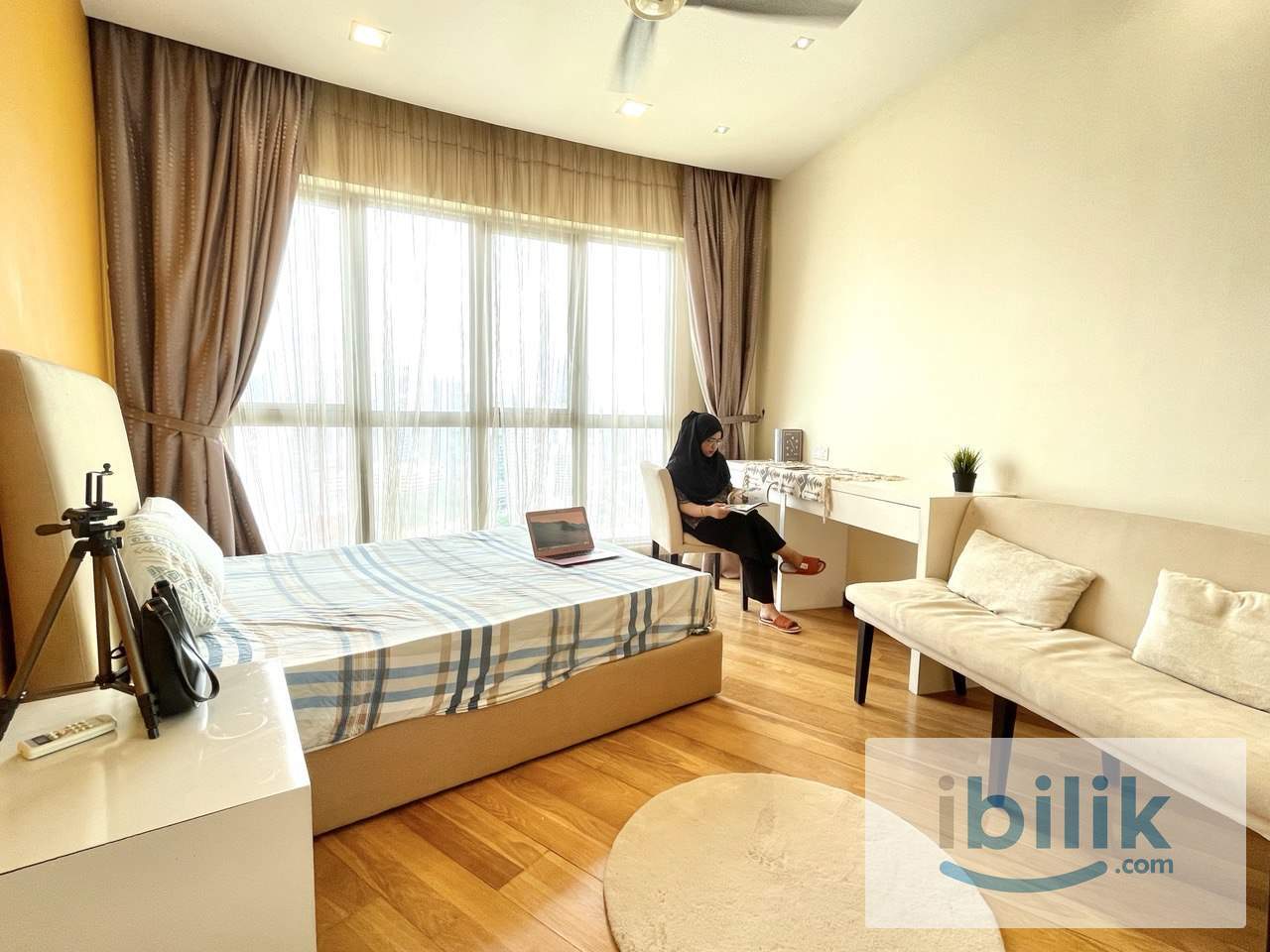 ❗RM 1000 ONLY❗✨ ZERO DEPOSIT ROOM IN KL — LARGE ROOM WITH AIRCOND + VIEW 🌆 - Image 2