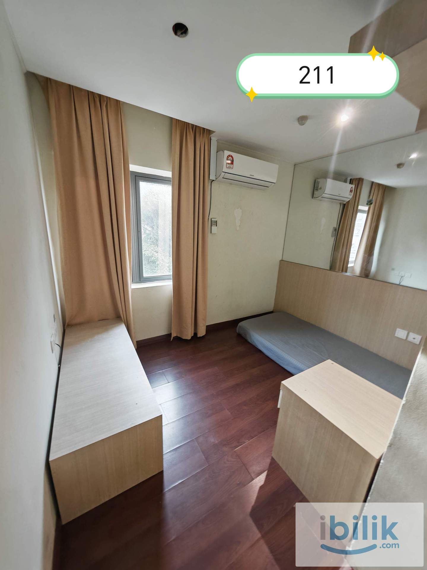 0 Deposit Room in TRX (10 min drive)❗. With private bathroom and window 😍, 8 min walk to LRT PUDU 🚎✅ - Image 1
