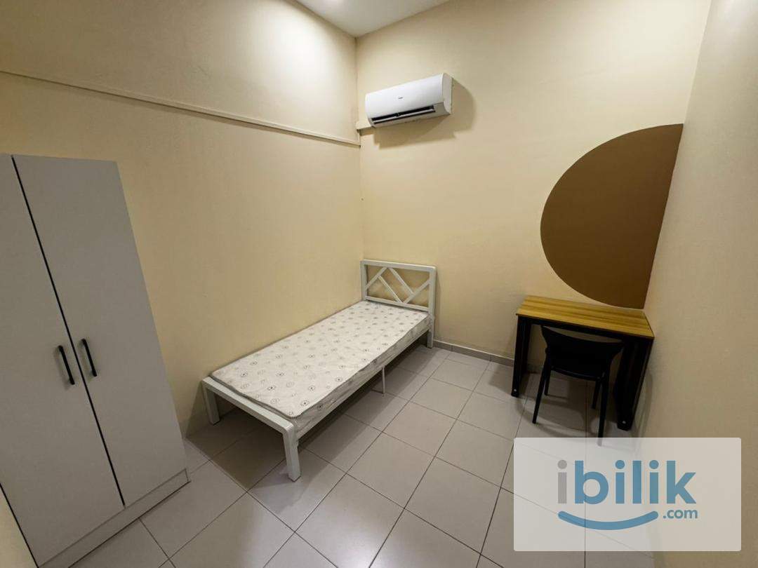 📍Fully Furnished Single Bed Room At Bandar Utama 🧧RM88 REBATE ⭐NEARBY ONE UTAMA, MRT, IKEA, CENTRE POINT, First Avenue - Image 1