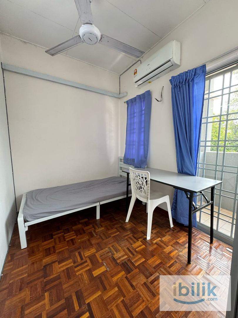 📍FULLY FURNISHED Single bed room with aircond ☁️MOVE-IN READY at Bandar Utama 🤩FREE WI-FI 💥REBATE RM XXX - Image 1