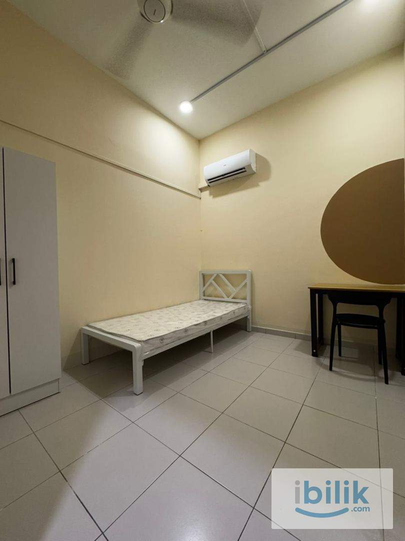 🤩Bandar Utama FULLY FURNISHED Single bed room 💥RM88 REBATE 🎁Zero depo / One month depo 🎁FREE WI-FI - Image 1