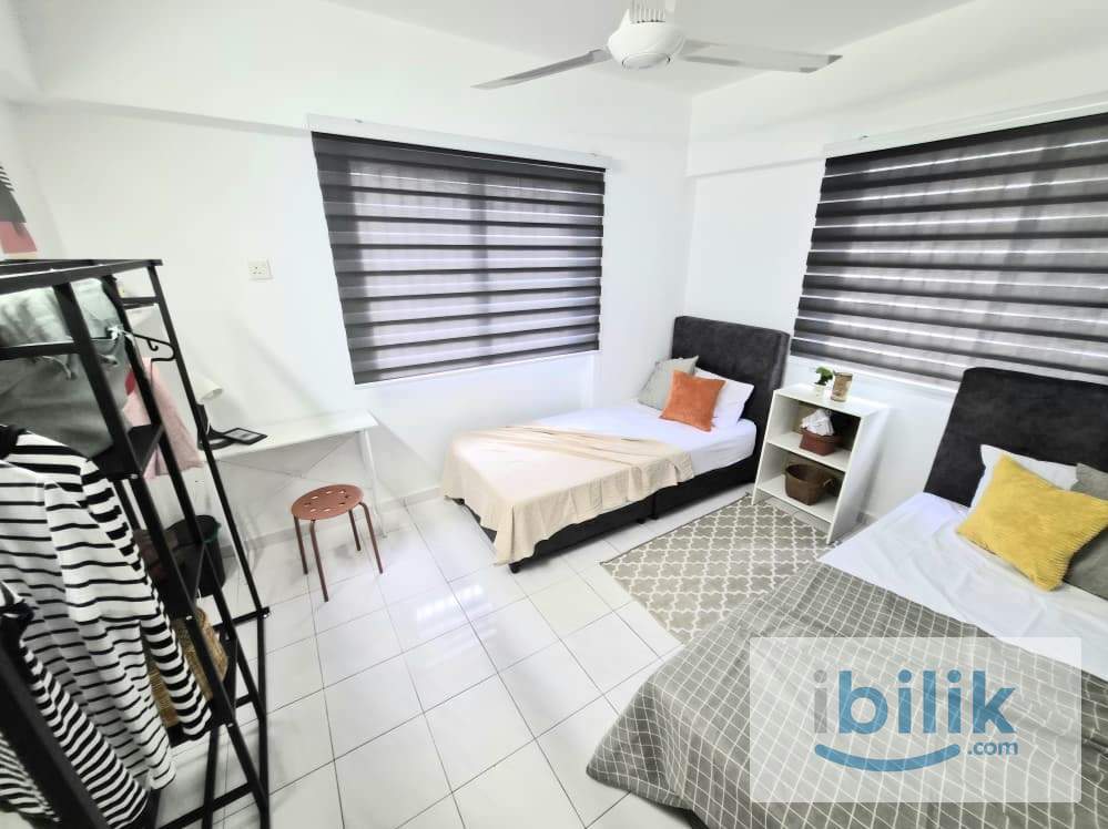 USM (Taman Pekaka) Fully Furnised Twin Room For Rent  - Image 1