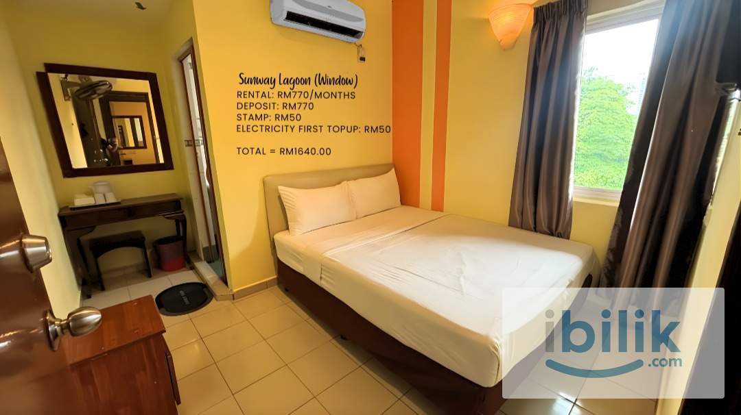 Room Rental Sunway Lagoon - Hotel Concept | Sunway (Private Bathroom) - Image 2