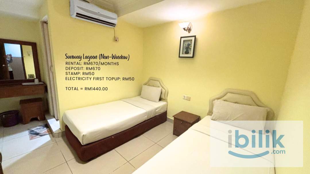 Room Rental Sunway Lagoon - Hotel Concept | Sunway (Private Bathroom) - Image 3