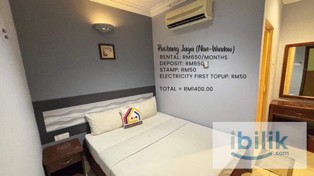Room for Rent Puchong Jaya - Hotel Concept (Private Bathroom) - Image 1