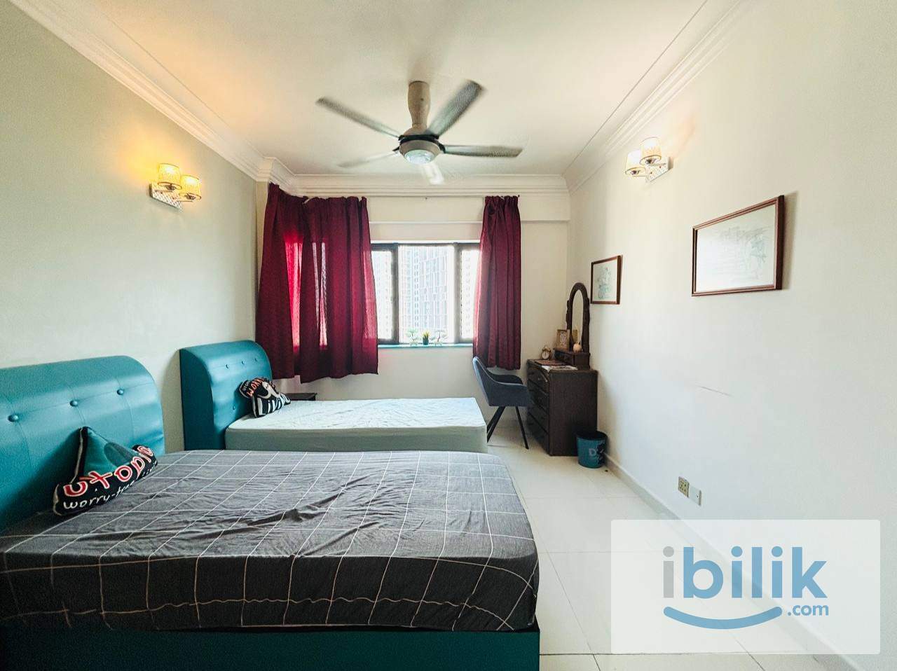 Master Room, Suitable for 2 person @ Bistari Condominium | 5 mins walk to Sunway Putra Mall & PWTC LRT  - Image 4