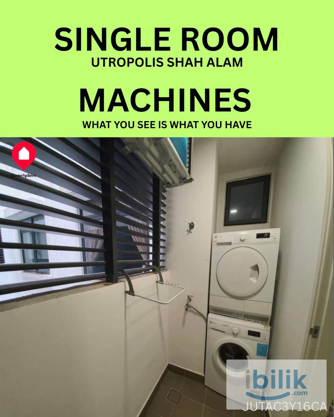 Student Friendly Utropolis Glenmarie Single Room Free Wifi  - Image 3