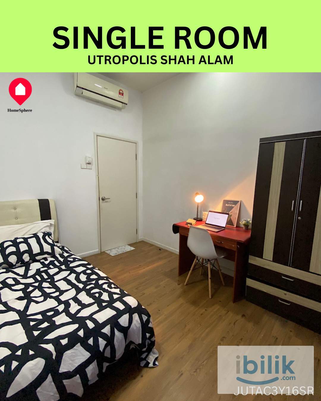 Student Friendly Utropolis Glenmarie Single Room Free Wifi  - Image 1