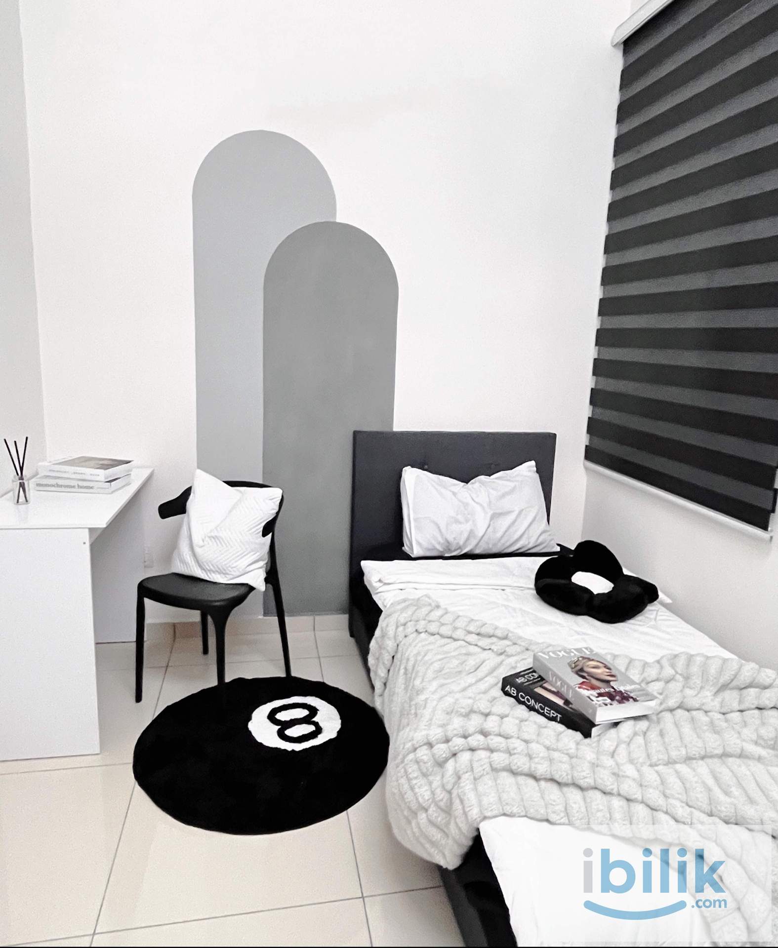 Single Room Ipoh Town Centre Condominium Room for Rent @ Near Quest, UNIKL, HRPB (Bilik Sewa/Hostel) - Image 1